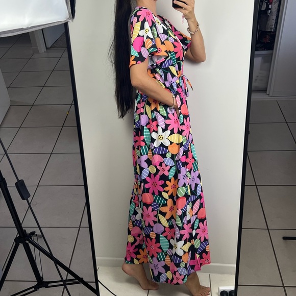 LPD Little Party Dress Justine Spring Fling Jumpsuit One-Piece Floral Size S 10 - Picture 5 of 14